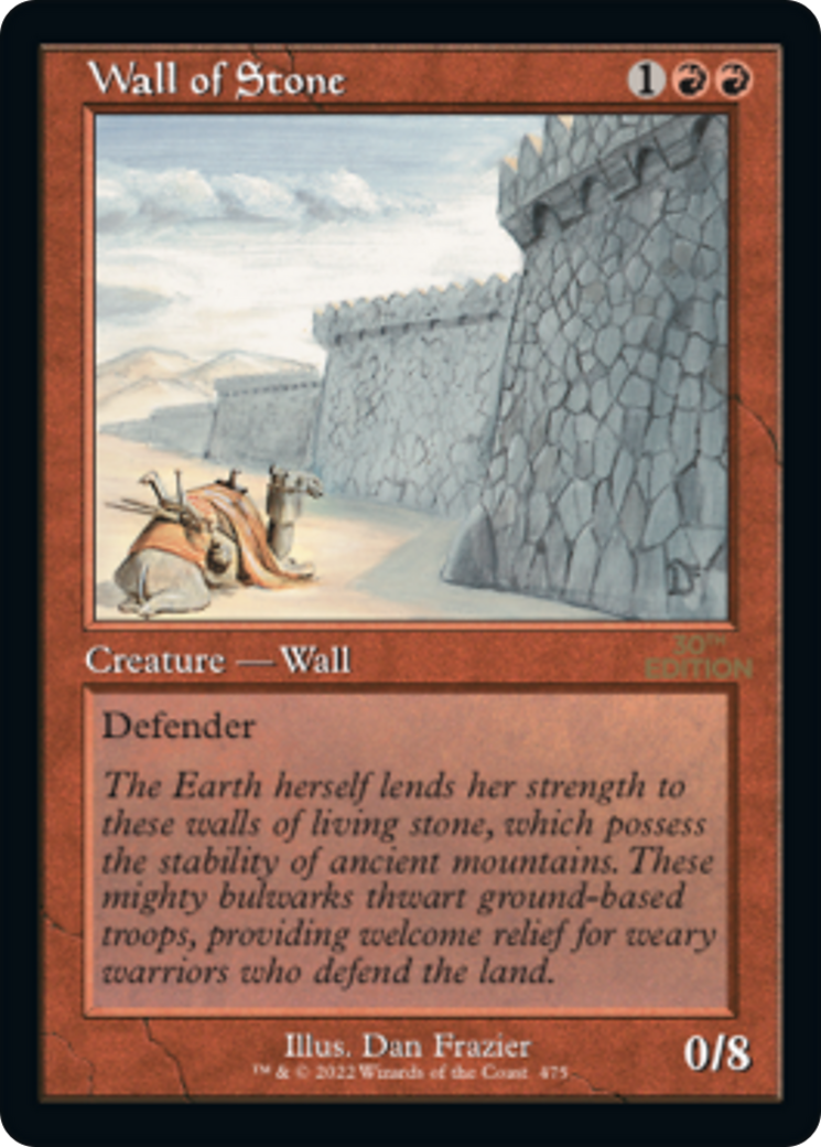 Image of Wall of Stone (Retro) [30th Anniversary Edition]