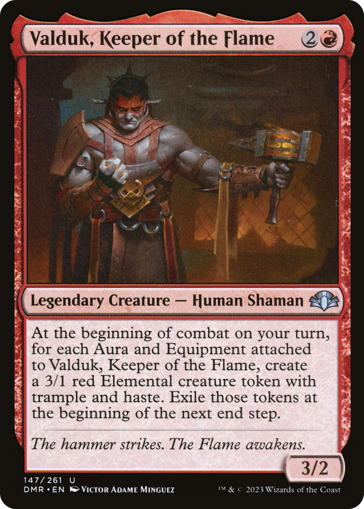 Image of Valduk, Keeper of the Flame [Dominaria Remastered]