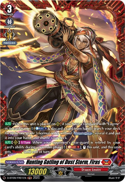 Image of Hunting Gatling of Dust Storm, Firas (D-BT09/FR01EN) [Dragontree Invasion]
