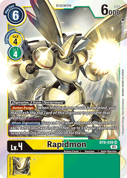 Image of Rapidmon [BT8-039] [New Awakening]