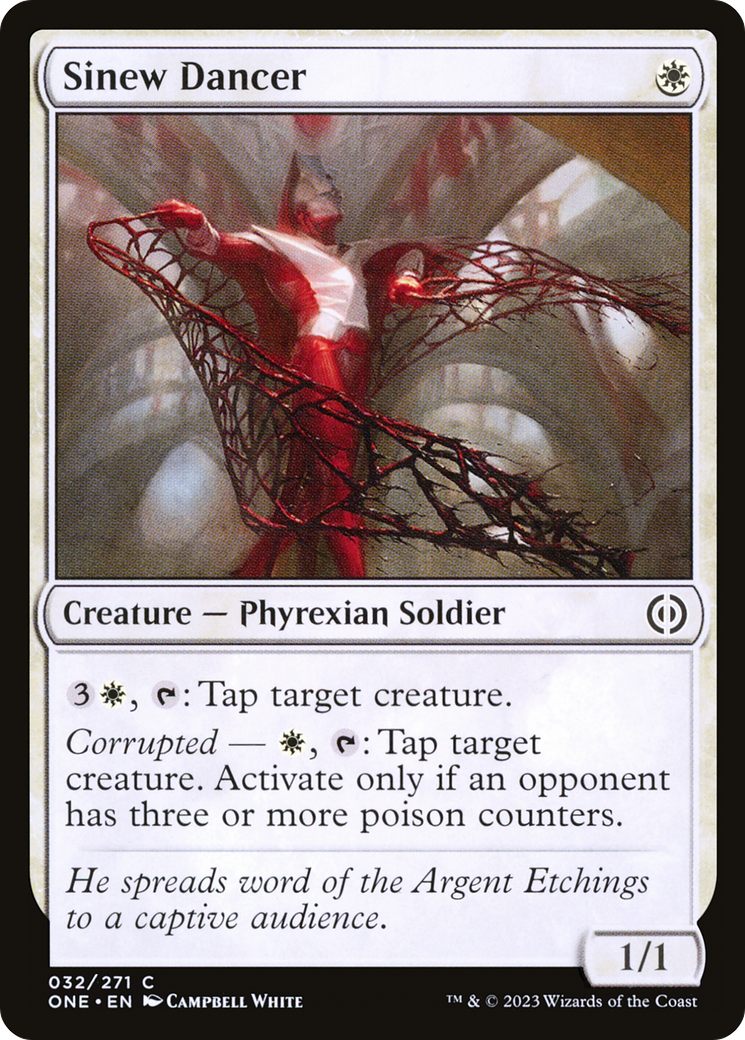Image of Sinew Dancer [Phyrexia: All Will Be One]
