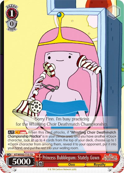 Image of Princess Bubblegum: Stately Gown (AT/WX02-T13 TD) [Adventure Time]