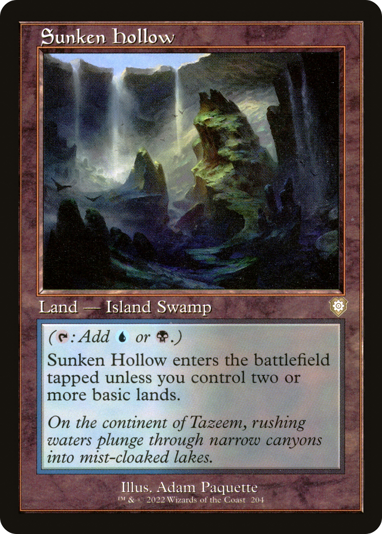 Image of Sunken Hollow (Retro) [The Brothers' War Commander]