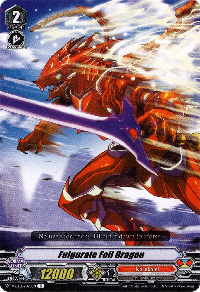 Image of Fulgurate Foil Dragon (V-BT03/078EN) [Miyaji Academy CF Club]