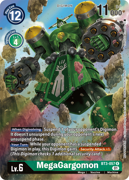 Image of MegaGargomon [BT3-057] (1-Year Anniversary Box Topper) [Promotional Cards]