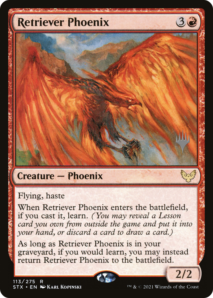 Image of Retriever Phoenix (Promo Pack) [Strixhaven: School of Mages Promos]