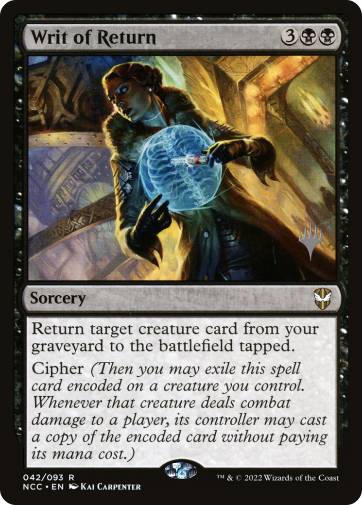 Image of Writ of Return (Promo Pack) [Streets of New Capenna Commander Promos]