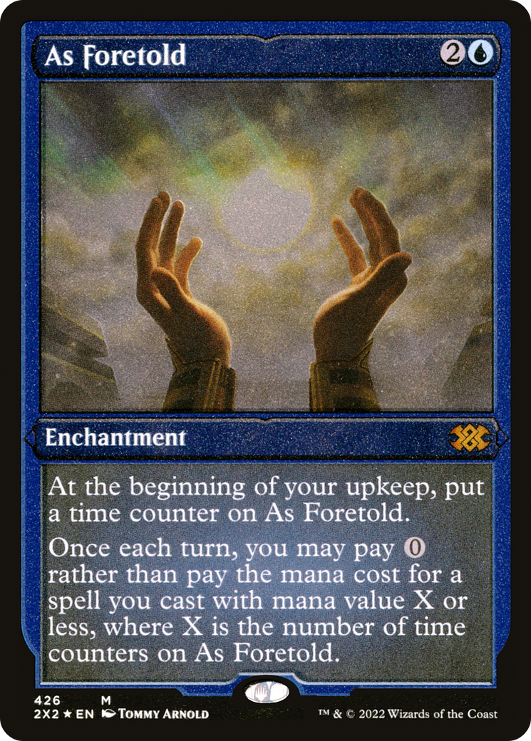 Image of As Foretold (Foil Etched) [Double Masters 2022]