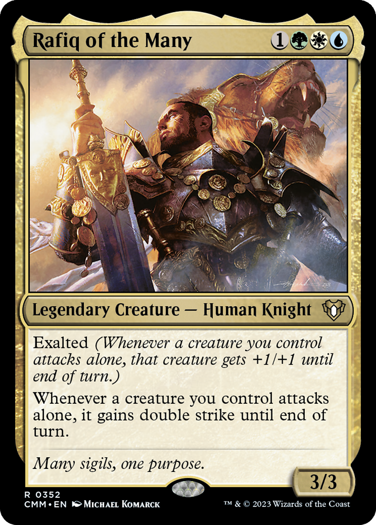 Image of Rafiq of the Many [Commander Masters]