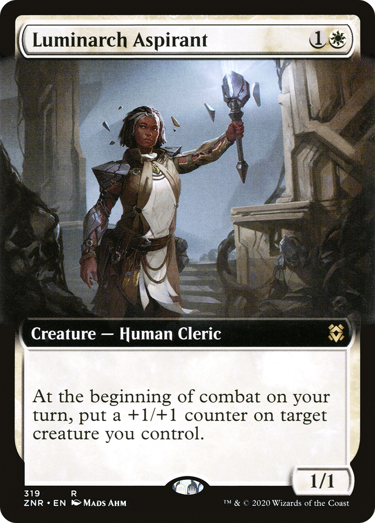 Image of Luminarch Aspirant (Extended Art) [Zendikar Rising]