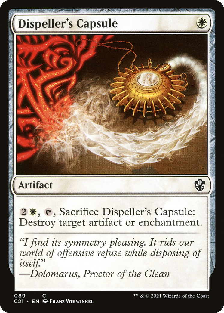 Image of Dispeller's Capsule [Commander 2021]