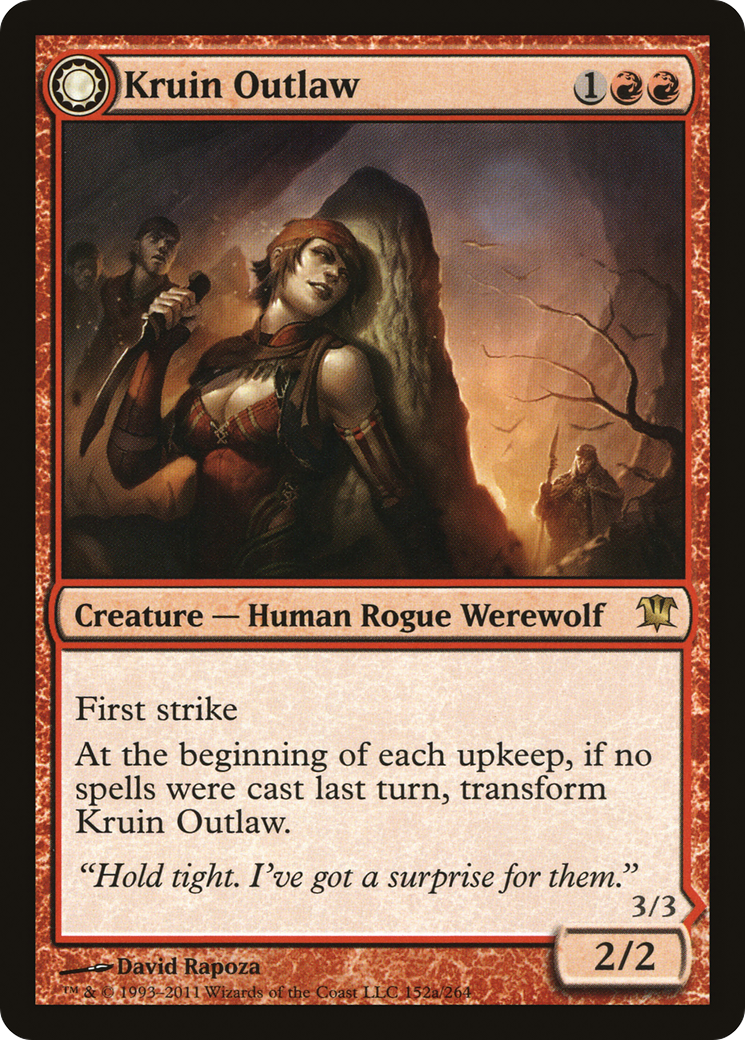 Image of Kruin Outlaw // Terror of Kruin Pass [Innistrad]