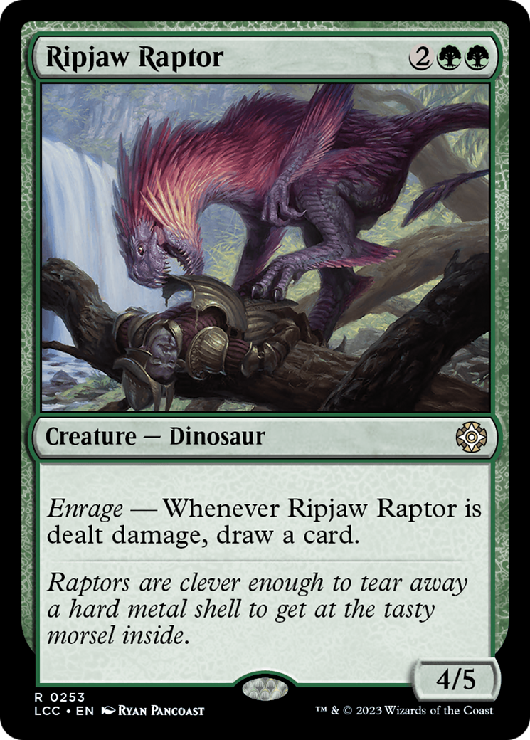 Image of Ripjaw Raptor [The Lost Caverns of Ixalan Commander]