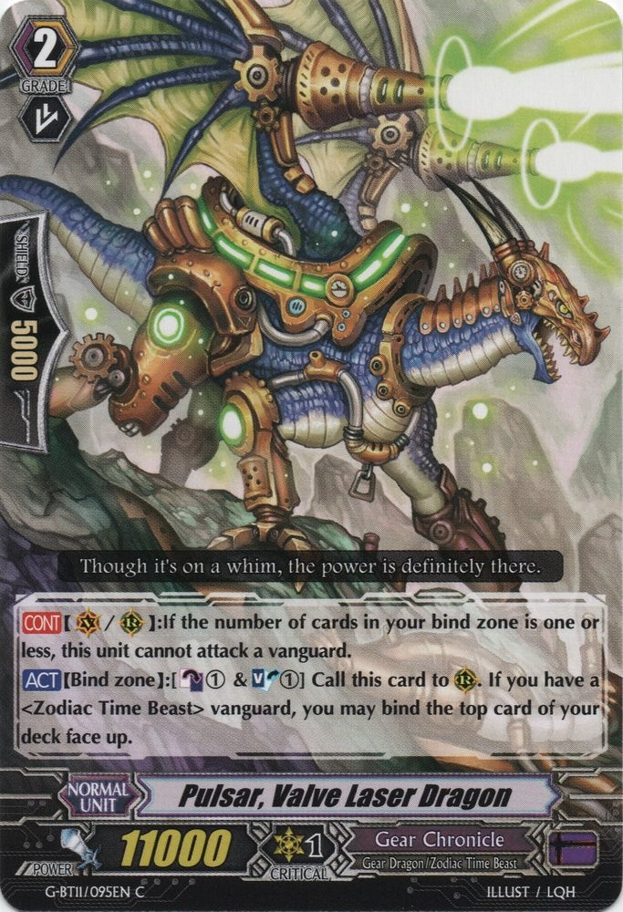 Image of Pulsar, Valve Laser Dragon (G-BT11/095EN) [Demonic Advent]