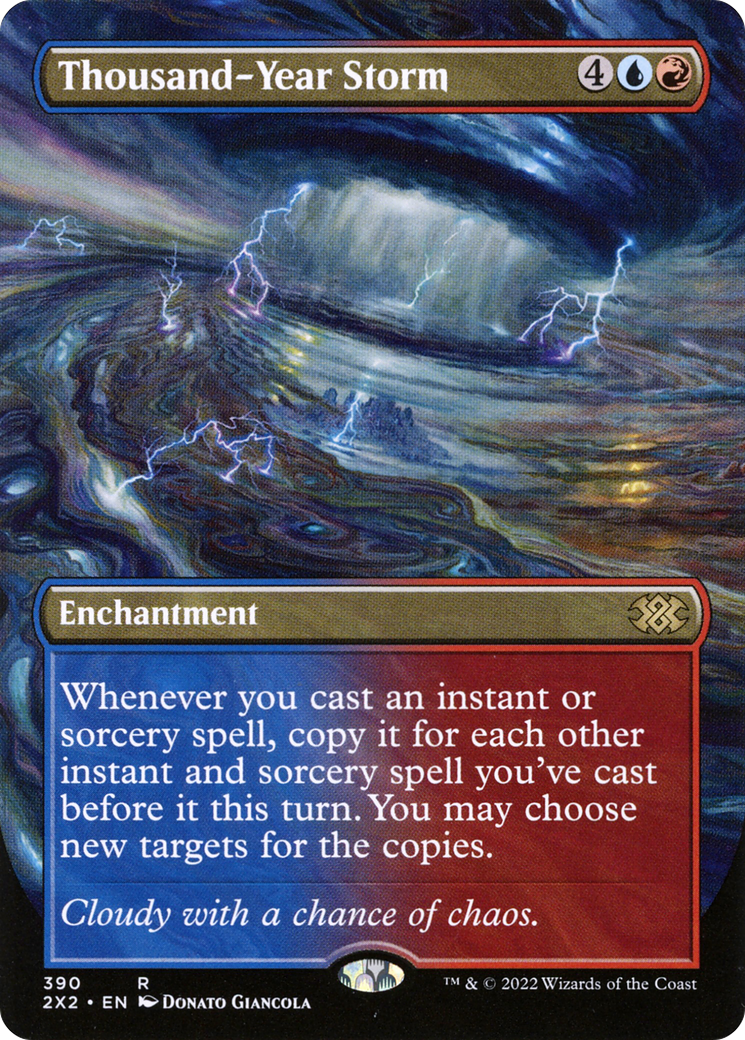 Image of Thousand-Year Storm (Borderless Alternate Art) [Double Masters 2022]