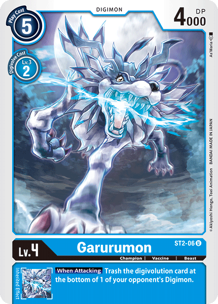 Image of Garurumon [ST2-06] [Starter Deck: Cocytus Blue Promos]