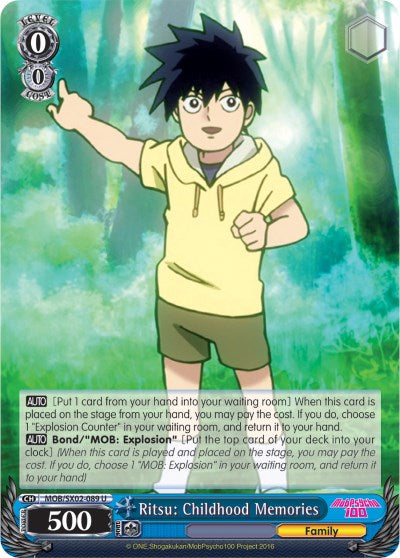 Image of Ritsu: Childhood Memories (MOB/SX02-089 U) [Mob Psycho 100]