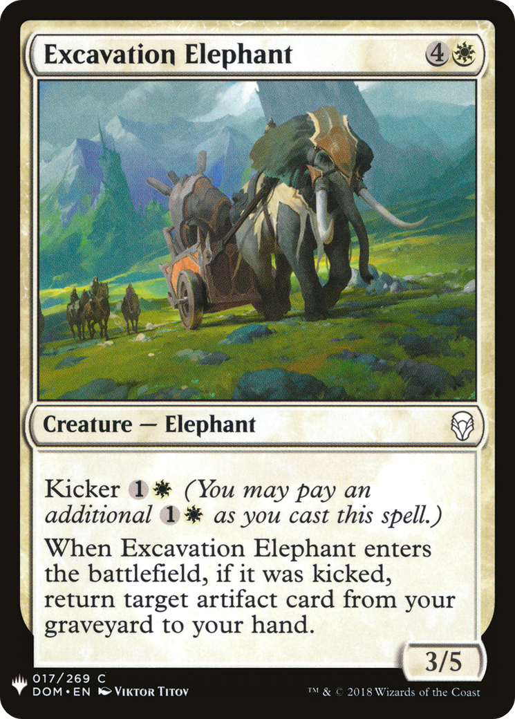 Image of Excavation Elephant [Mystery Booster]
