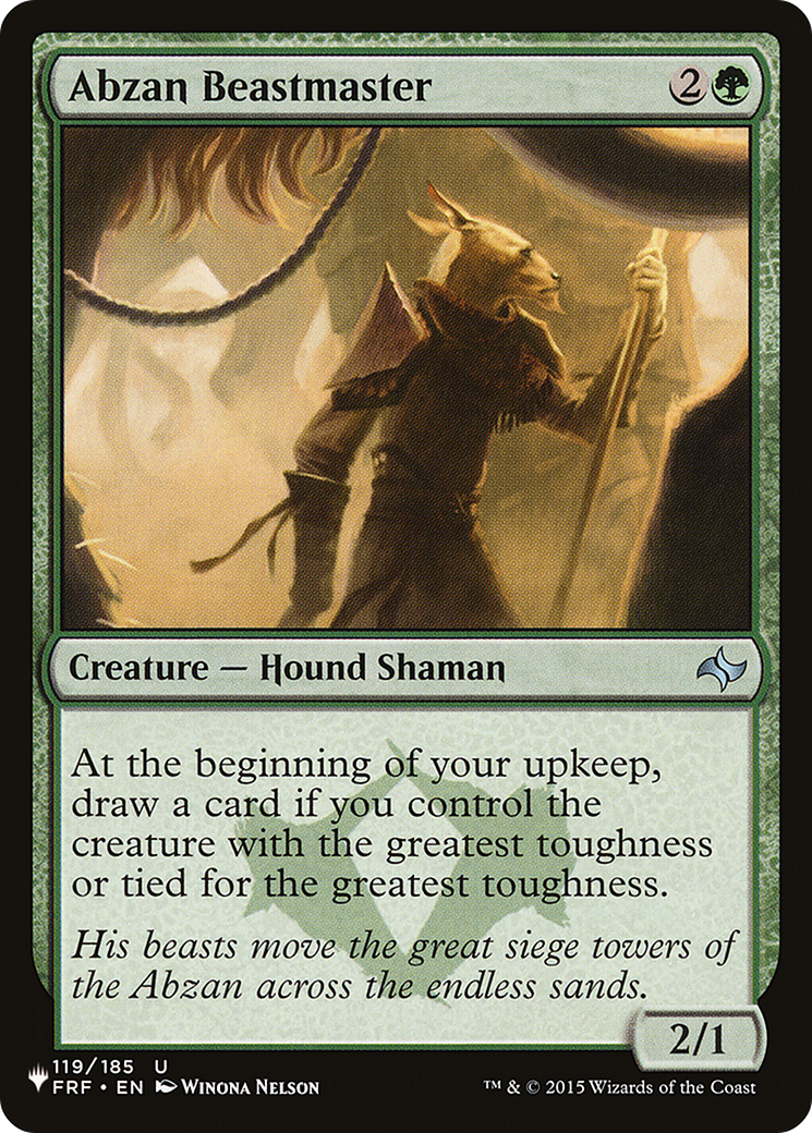 Image of Abzan Beastmaster [The List]