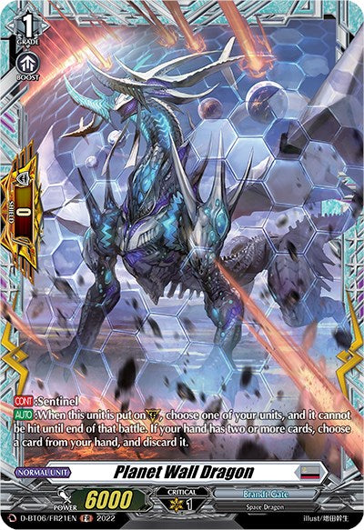 Image of Planet Wall Dragon (D-BT06/FR21EN) [Blazing Dragon Reborn]