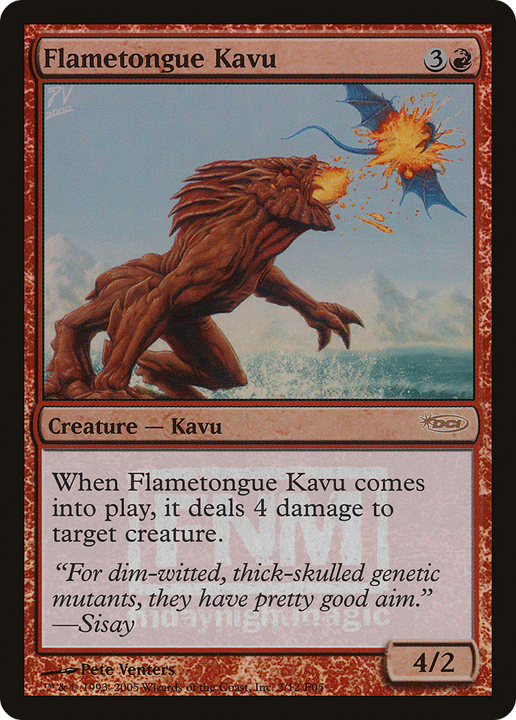 Image of Flametongue Kavu [Friday Night Magic 2005]