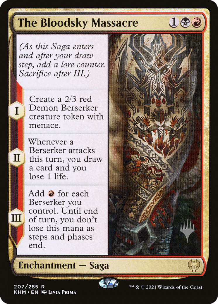 Image of The Bloodsky Massacre (Promo Pack) [Kaldheim Promos]