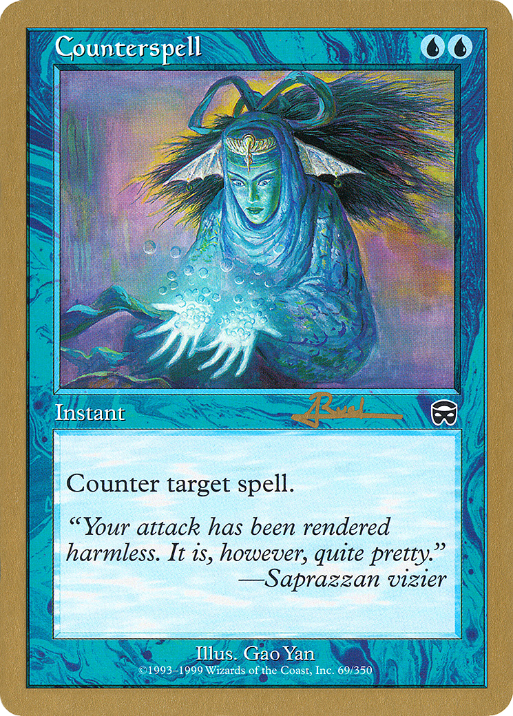 Image of Counterspell (Antoine Ruel) (MMQ) [World Championship Decks 2001]