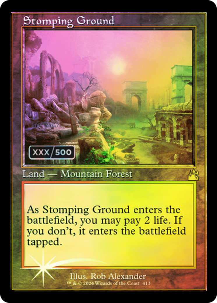 Image of Stomping Ground (Retro) (Serialized) [Ravnica Remastered]