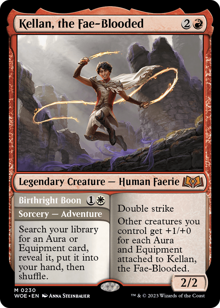 Image of Kellan, the Fae-Blooded // Birthright Boon [Wilds of Eldraine]