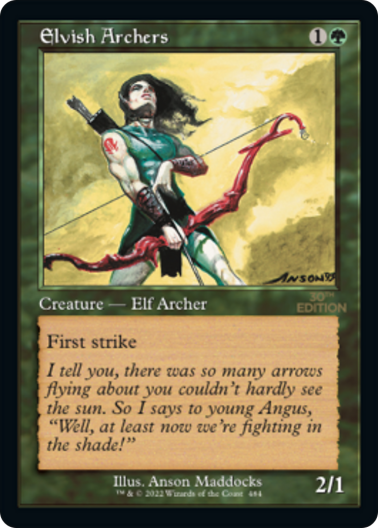 Image of Elvish Archers (Retro) [30th Anniversary Edition]