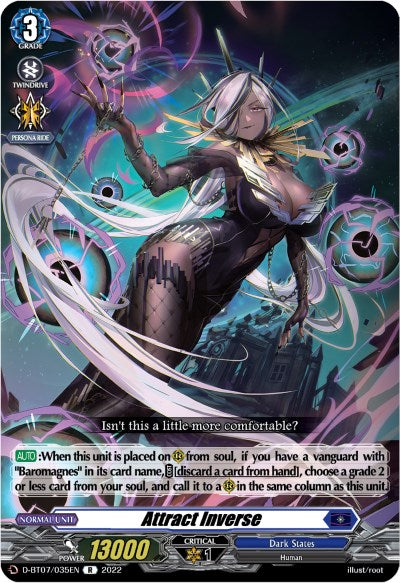 Image of Attract Inverse (D-BT07/035EN) [Raging Flames Against Emerald Storm]
