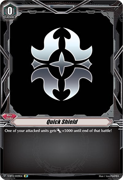 Image of Quick Shield (Gold Paladin) (V-BT12/SP29EN) [Divine Lightning Radiance]