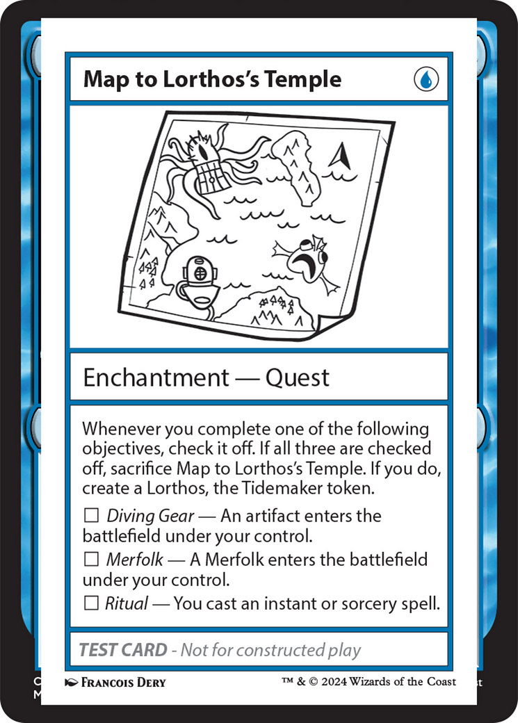 Image of Map to Lorthos's Temple [Mystery Booster 2 Playtest Cards]