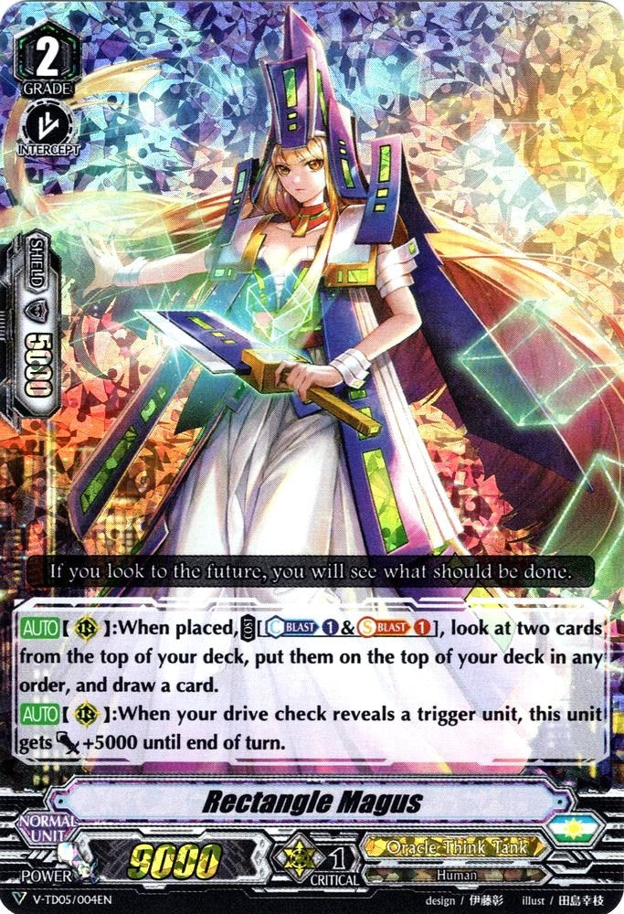Image of Rectangle Magus (Parallel Foil) (V-TD05/004EN) [Misaki Tokura]