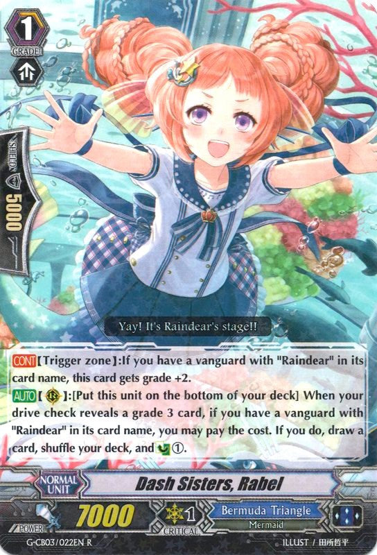 Image of Dash Sisters, Rabel (G-CB03/022EN) [Blessing of Divas]
