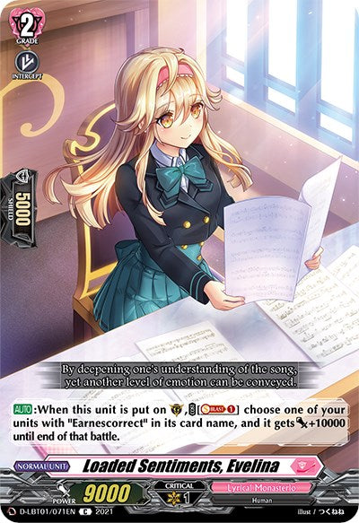 Image of Loaded Sentiments, Evelina (D-LBT01/071EN) [Lyrical Melody]