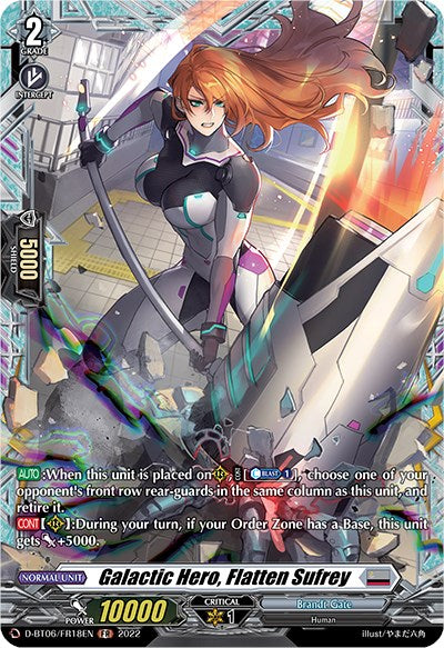 Image of Galactic Hero, Flatten Sufrey (D-BT06/FR18EN) [Blazing Dragon Reborn]