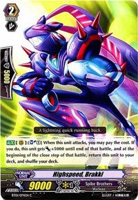 Image of Highspeed, Brakki (BT01/074EN) [Descent of the King of Knights]