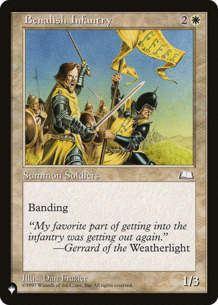 Image of Benalish Infantry [The List]