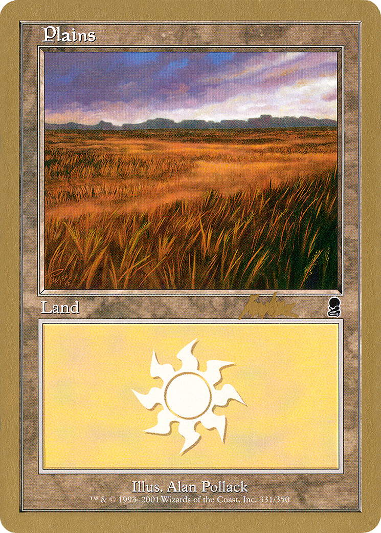 Image of Plains (bk331a) (Brian Kibler) [World Championship Decks 2002]