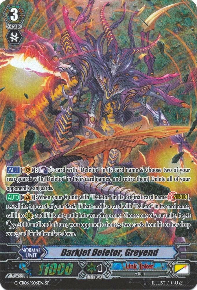 Image of Darkjet Deletor, Greyend (G-CB06/S06EN) [Rondeau of Chaos and Salvation]