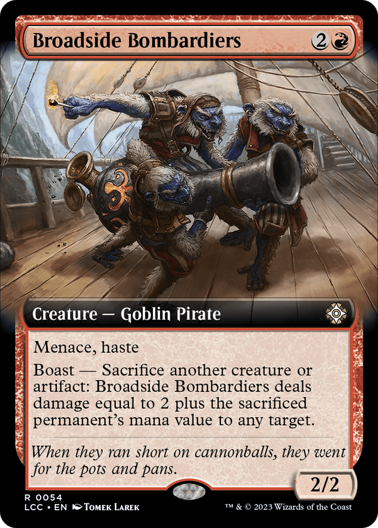 Image of Broadside Bombardiers (Extended Art) [The Lost Caverns of Ixalan Commander]