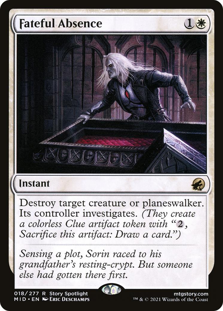 Image of Fateful Absence [Innistrad: Midnight Hunt]