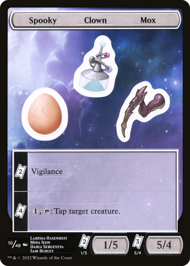 Image of Spooky Clown Mox [Unfinity Stickers]