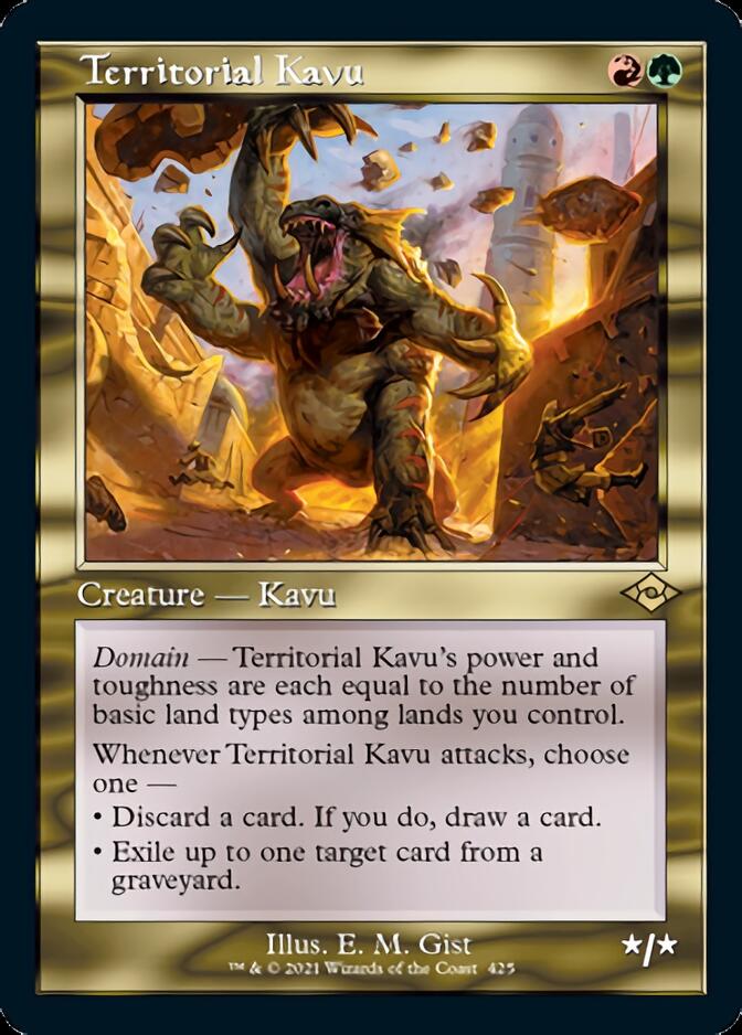 Image of Territorial Kavu (Retro Foil Etched) [Modern Horizons 2]