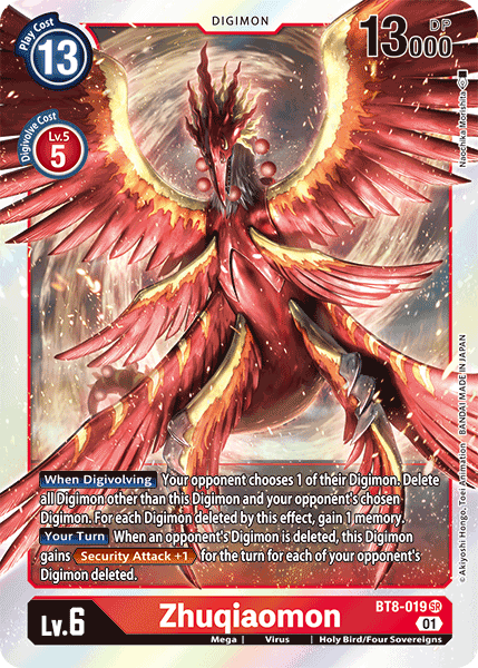 Image of Zhuqiaomon [BT8-019] [New Awakening]