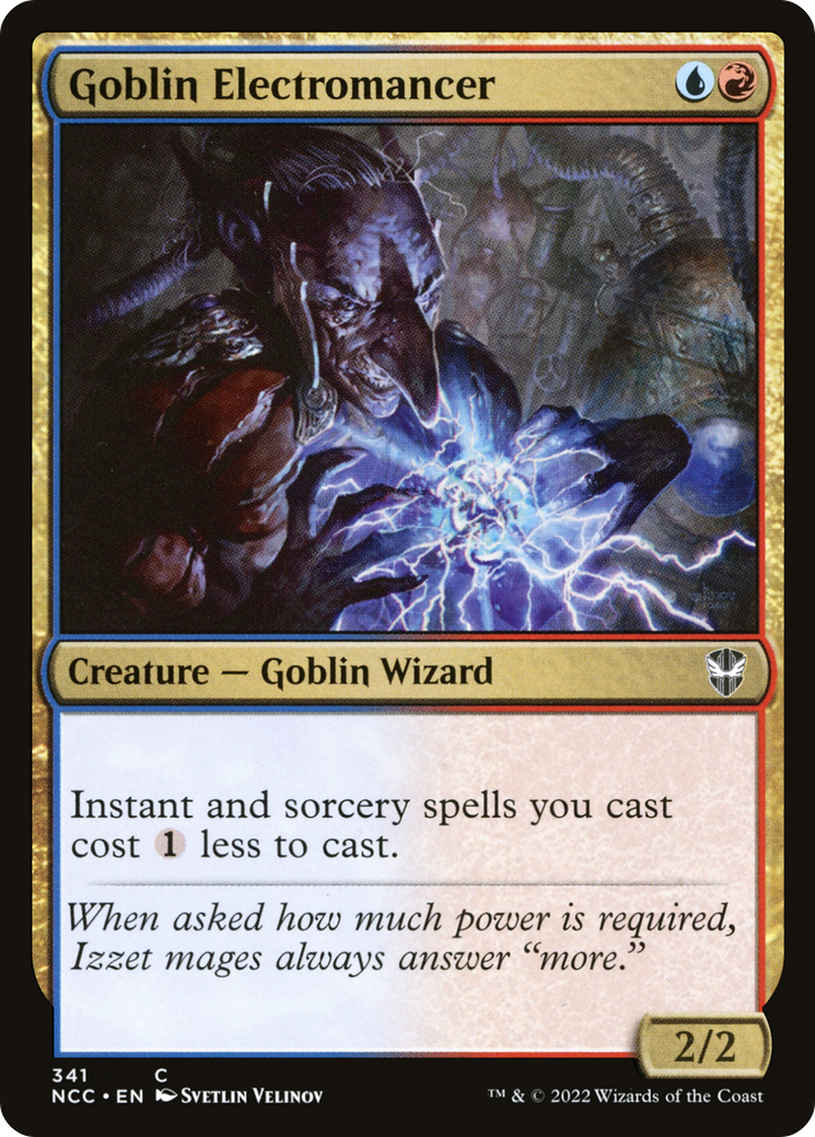 Image of Goblin Electromancer [Streets of New Capenna Commander]