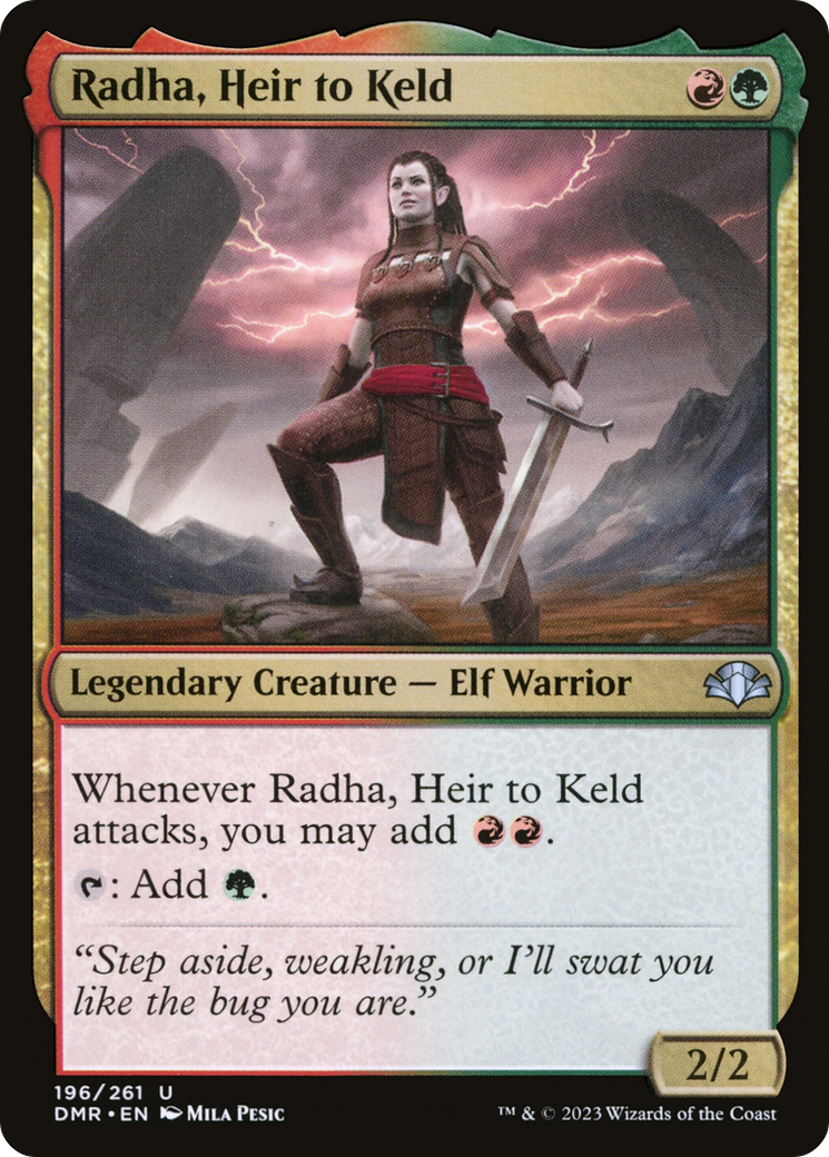Image of Radha, Heir to Keld [Dominaria Remastered]