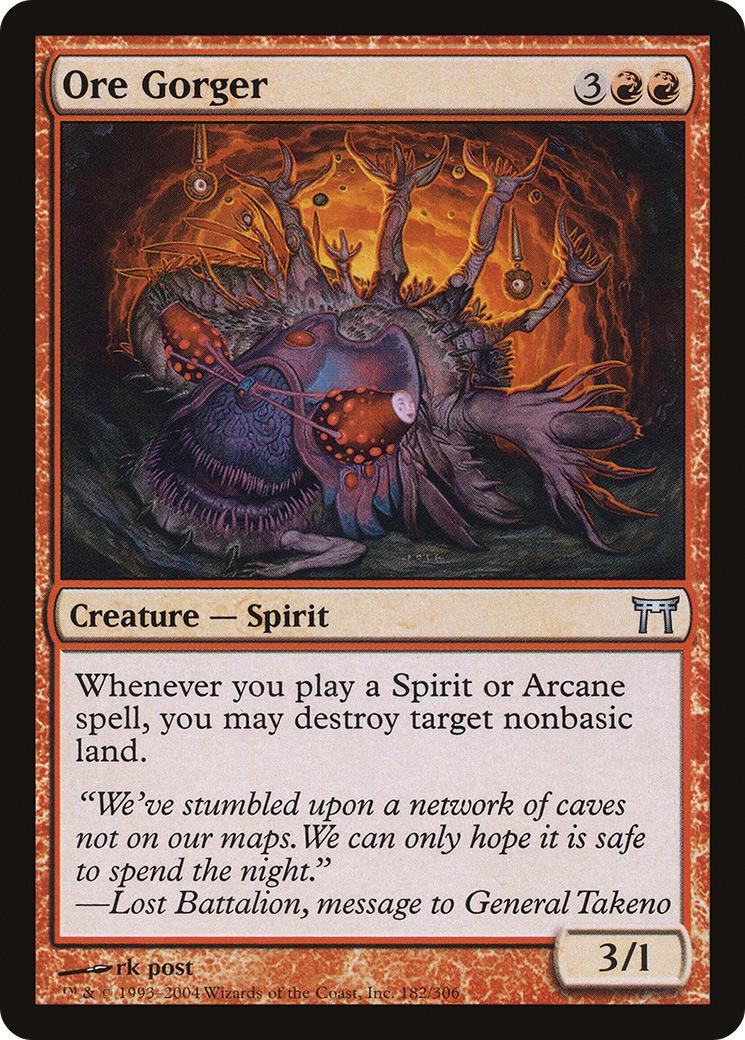 Image of Ore Gorger [Champions of Kamigawa]