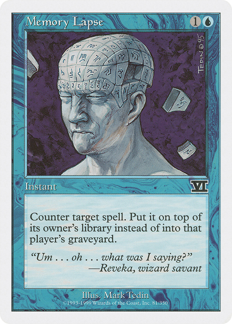 Image of Memory Lapse [Classic Sixth Edition]